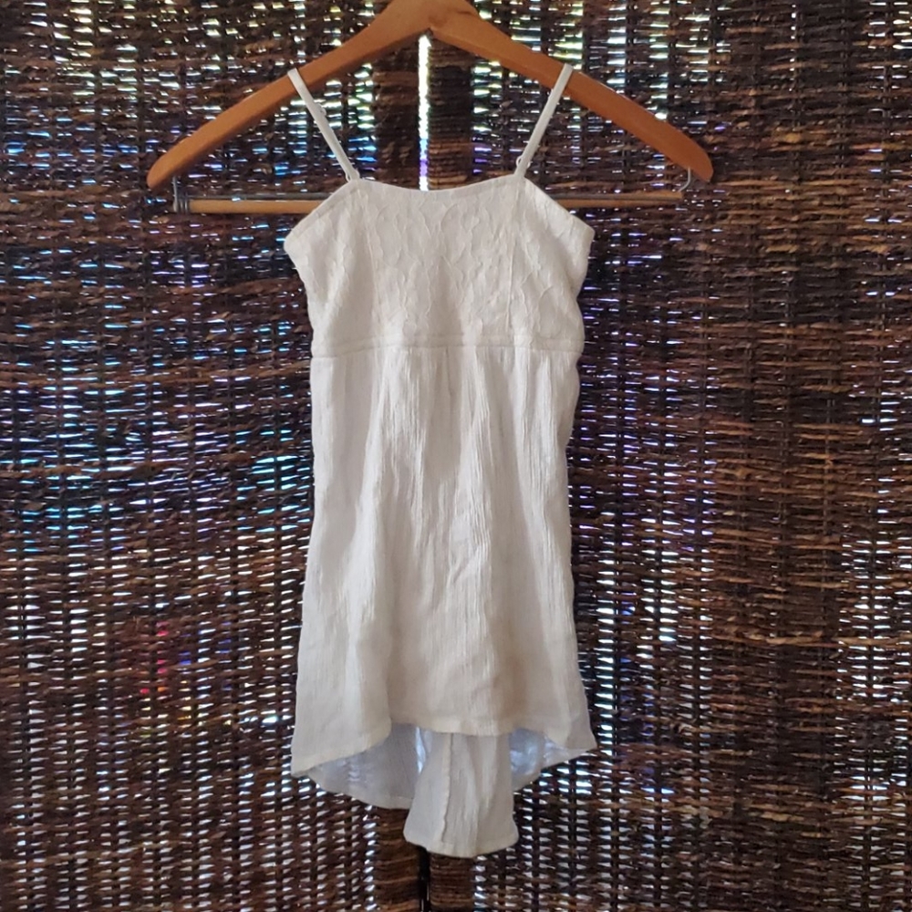 Lace/Cotton Gauze High-Low 4T Bohemian Dress 🌻🍂